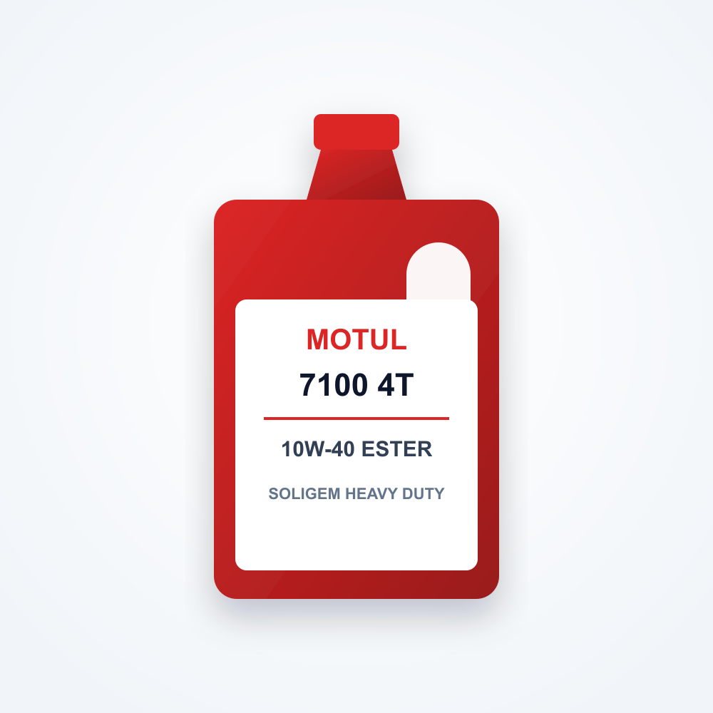 Aceite Motul 7100 4T 10W-40 Sintético Ester (Litro)