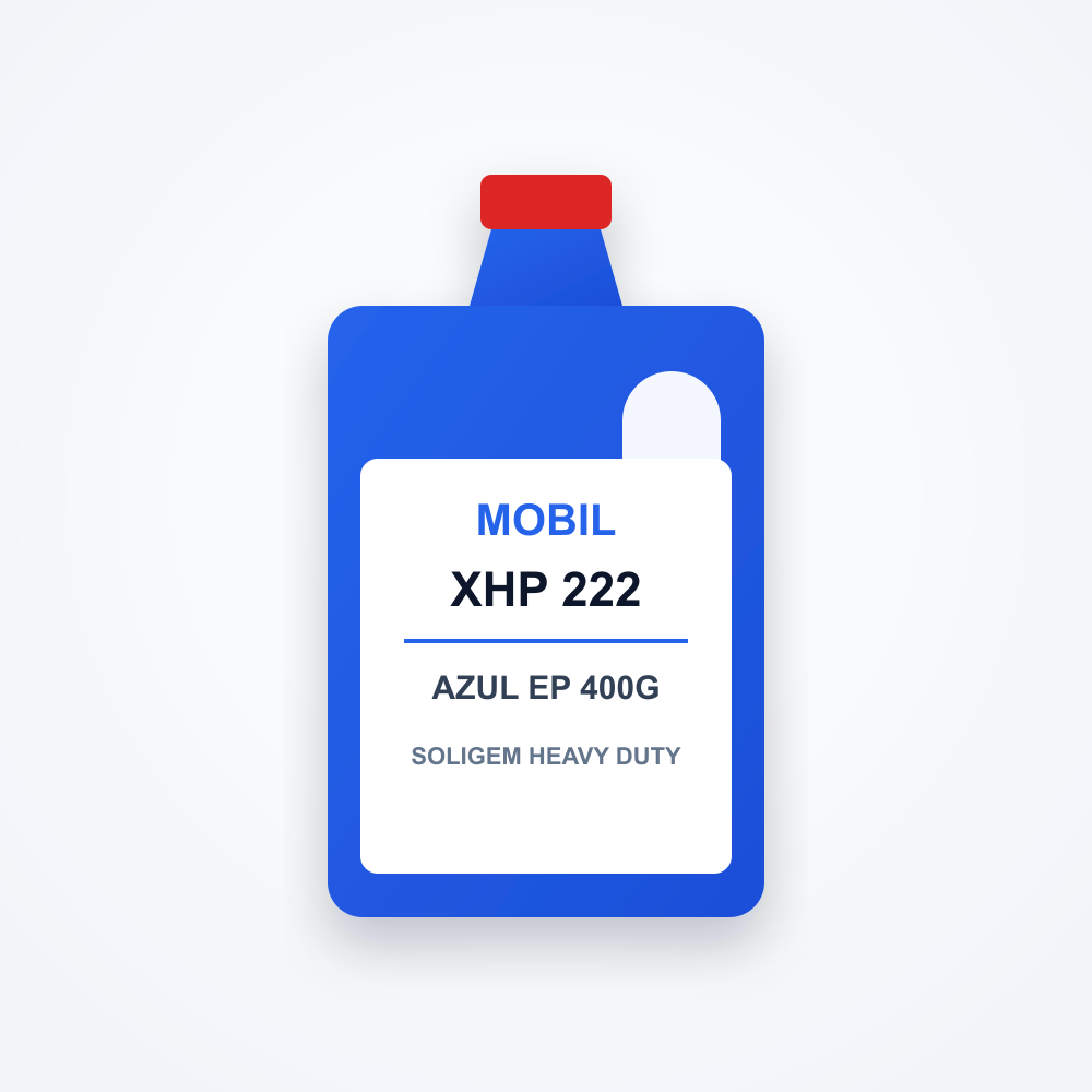 Grasa Mobilgrease XHP 222 Azul EP (Cartucho 400g)